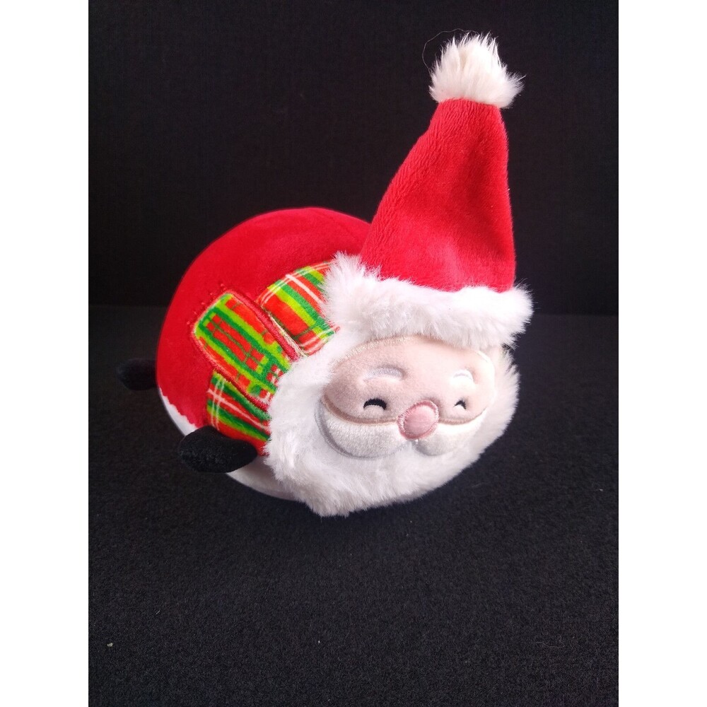 Smoochy Pals Santa Plush Santa Claus Doll Stuffed Animal Linzy Toy 5 inch